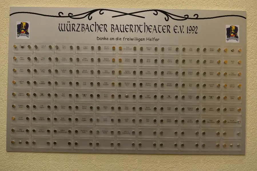 Bau des Würzbacher Bauerntheater